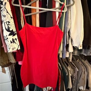 Lulu's Vibrant Red Mini Dress